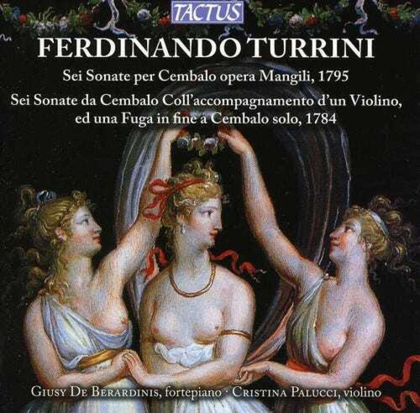 Cristina Palucci Six Harpsichord Sonatas Op. Mangili 1795 CD