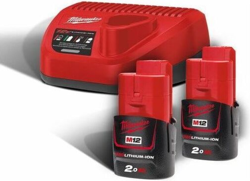 Batterisett m12 nrg-202 milw