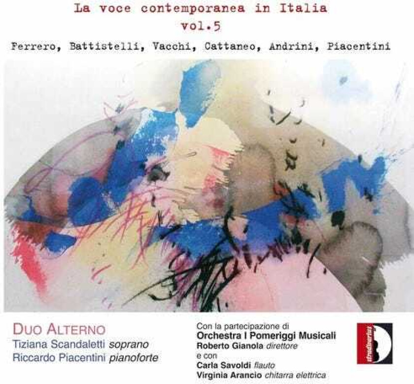 Duo Alterno, Carla Savoldi, Virginia Arancio, Fabio Vacchi, Giorgio Battistelli, Lorenzo Ferrero, Pieralberto Cattaneo, Riccardo Piacentini, Victor Andrini Contemporary Voice In Italy 5 CD