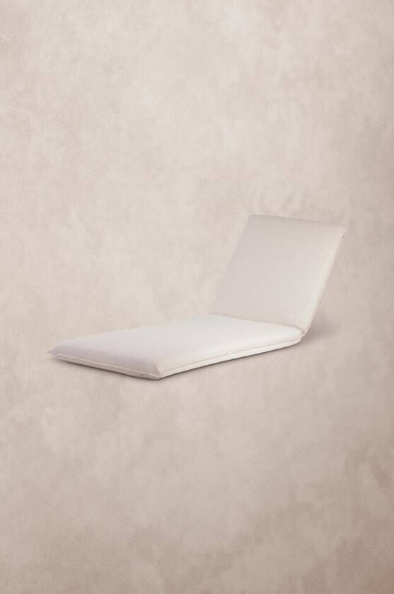 01 madrass til solseng Naturhvit