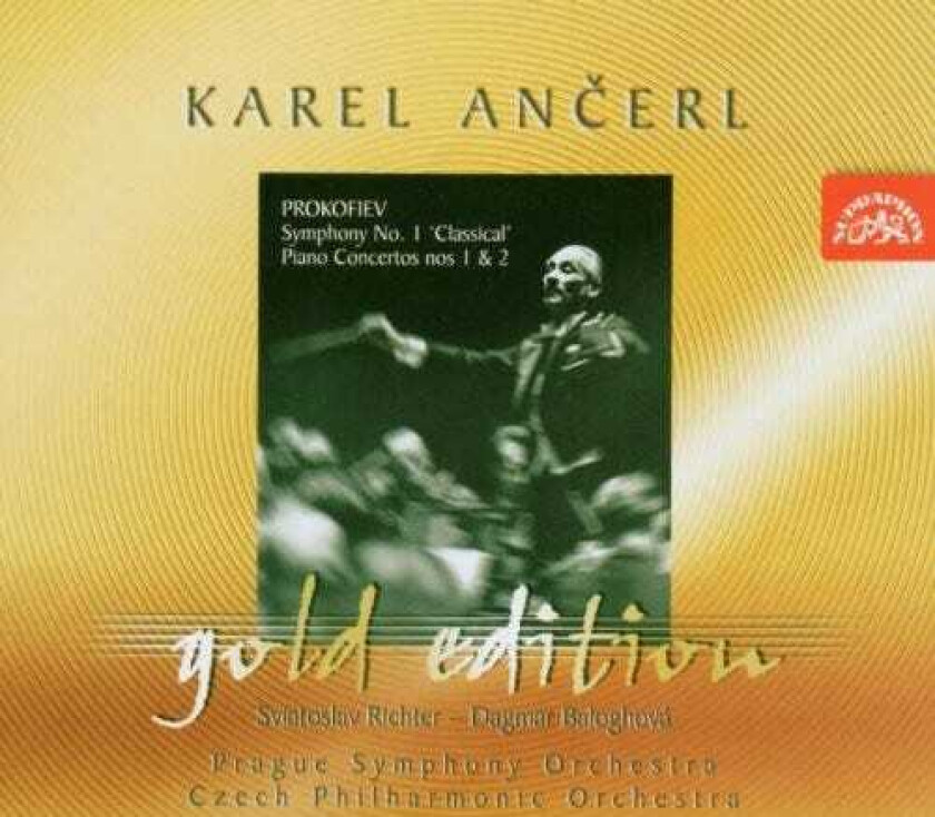 Karel Ancerl, Dagmar Baloghova, Sviatoslav Richter Ancerl Gold Edition 10: Symphony 1 / Piano Ctos CD