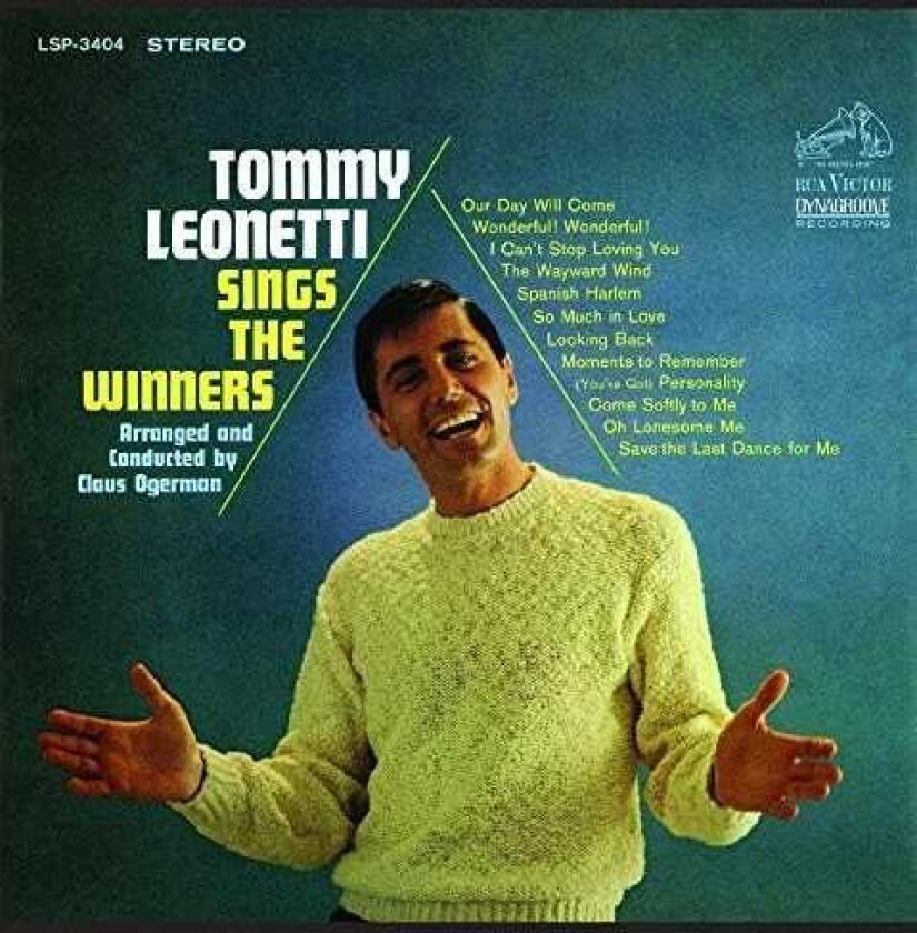 Tommy Leonetti Sings The Winners CD