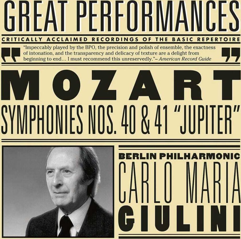 Berlin Philharmonic Orchestra Symphony 40 & 41: Jupiter CD