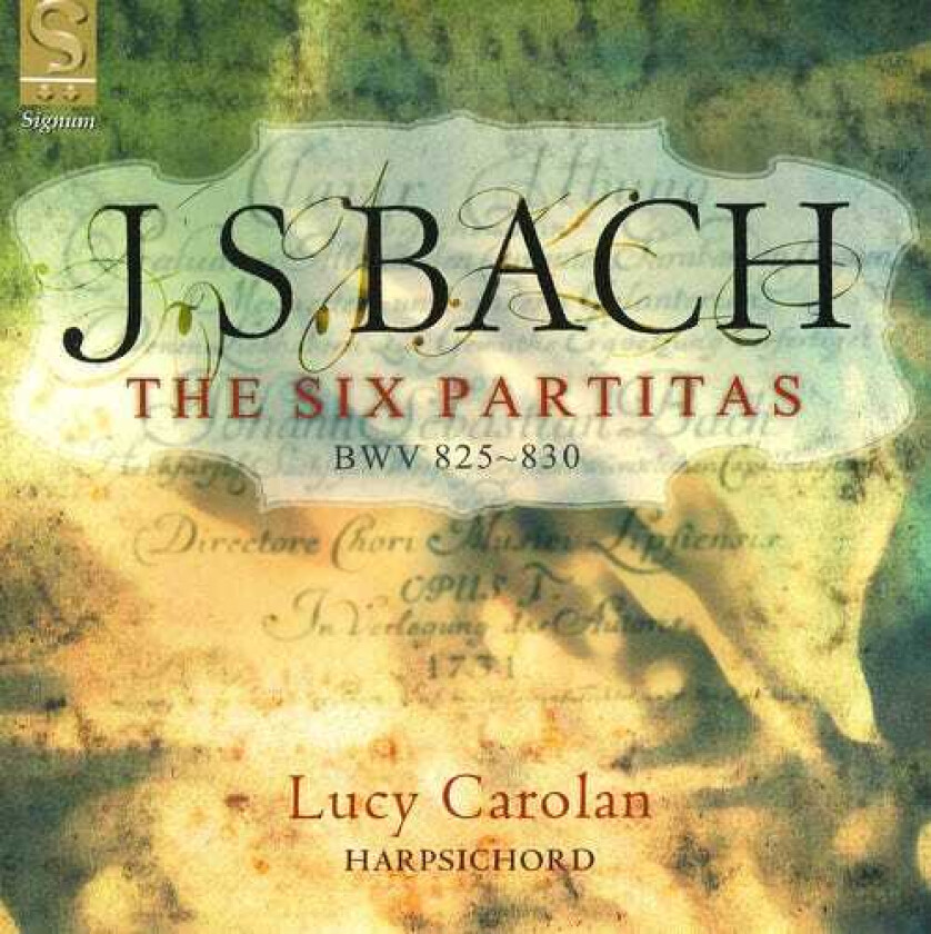 Lucy Carolan Six Partitas Bwv 825830 CD