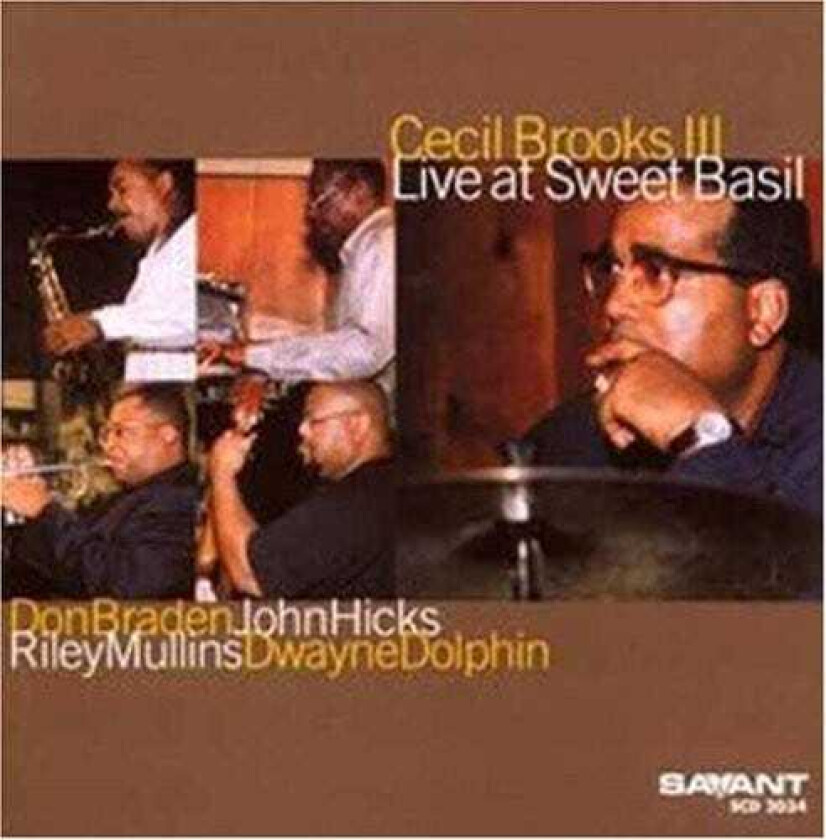 Cecil Brooks III Live At Sweet Basil CD