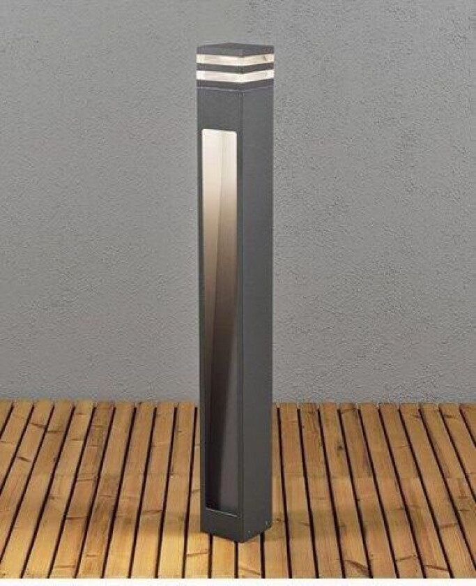 Massa Sokkellampe 8W HP LED mørkgrå 7945-370