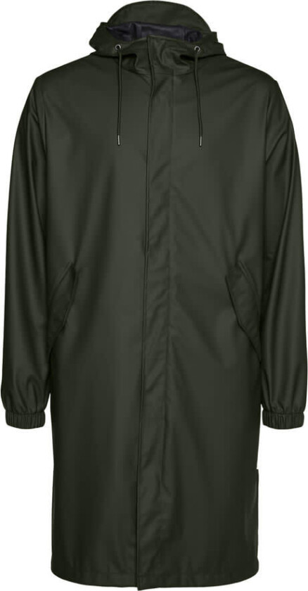 Rains Unisex Fishtail Parka Green M, Green