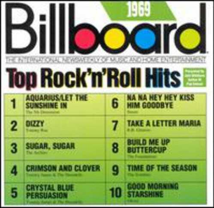 Diverse Artister Billboard Top Hits: 1969 CD