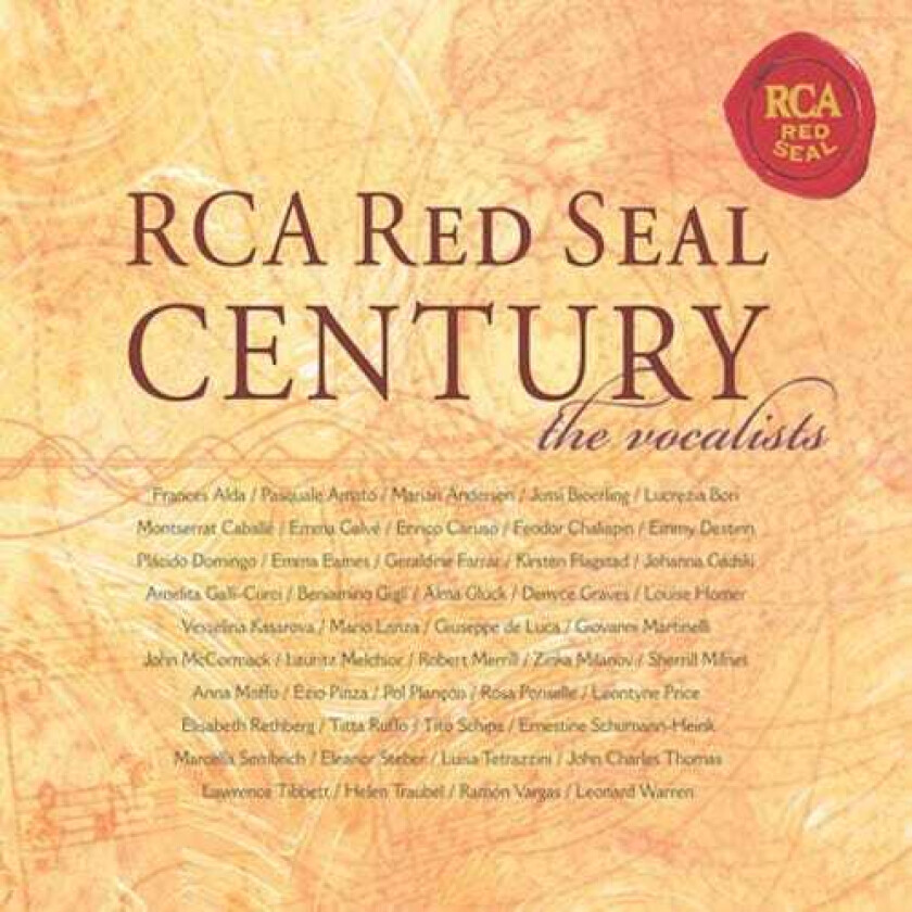 Diverse Artister Red Seal Century: Vocalists CD