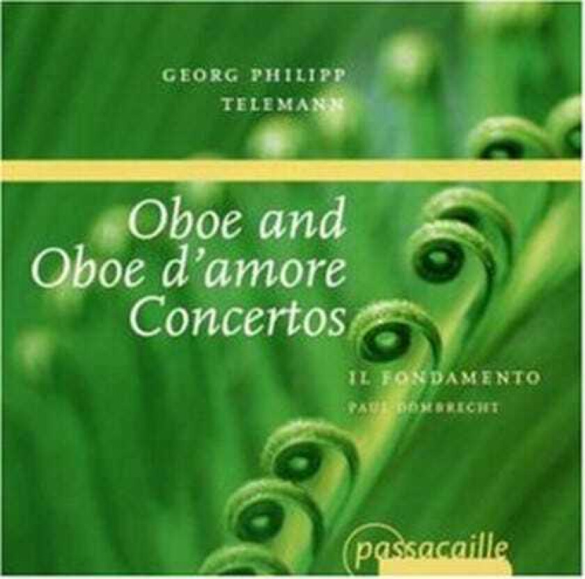 Paul Dombrecht Oboe & Oboe D'amore Concertos CD