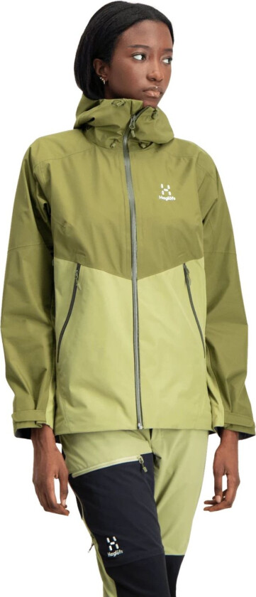 Zodiac III Jacket Women, skalljakke dame Thyme Green/olive Gr