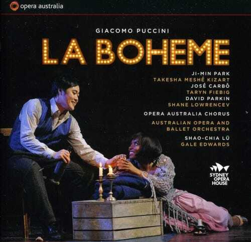 ShaoChia L, Adrian Tamburini, Benjamin Rasheed, David Parkin, JiMin Park, John Bolton Wood, Jos Carb, José Carbó, Shane Lowrencev, Takesha Mesh Kizart, Takesha Meshé Kizart, Taryn Fiebig Boheme CD