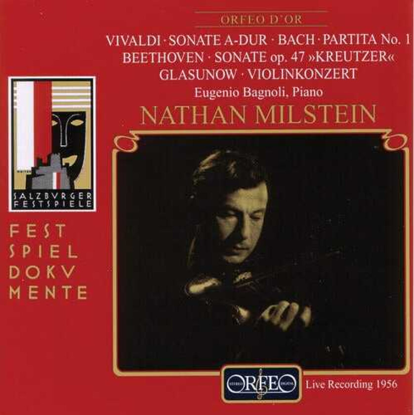 Nathan Milstein, Eugenio Bagnoli, Alexander Glazunov Sonata For Violin & Basso Continuo / Partita CD
