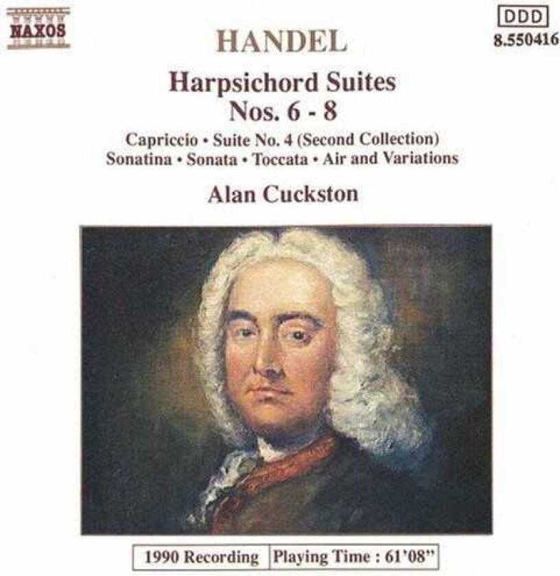 Alan Cuckston Harpsichord Suites 68 CD