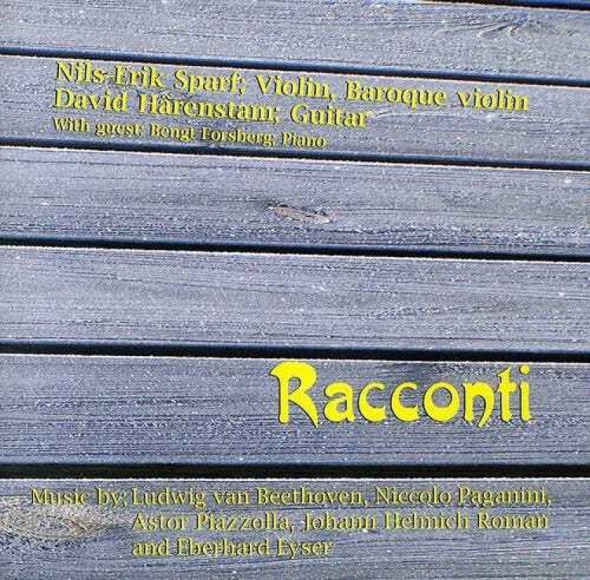 Duo Sparf Harenstam Racconti CD