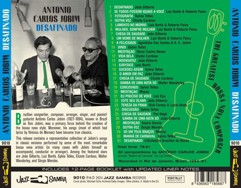 Antonio Carlos Jobim Desafinado CD
