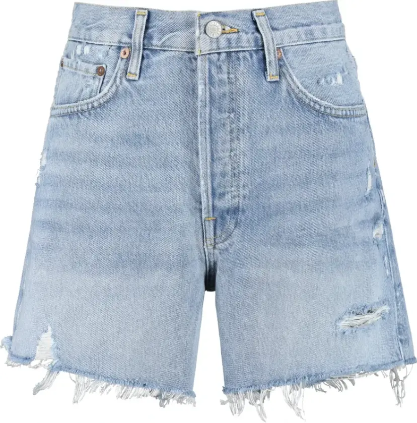 Dame, Shorts, Blå, W28