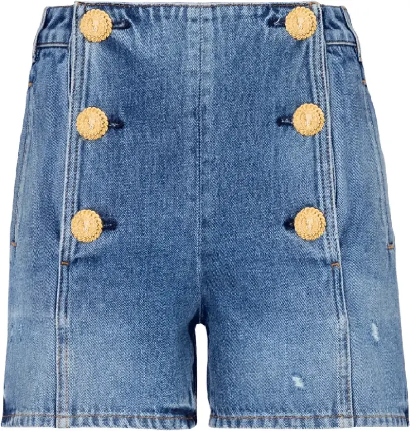 Dame, Shorts, Blå, S