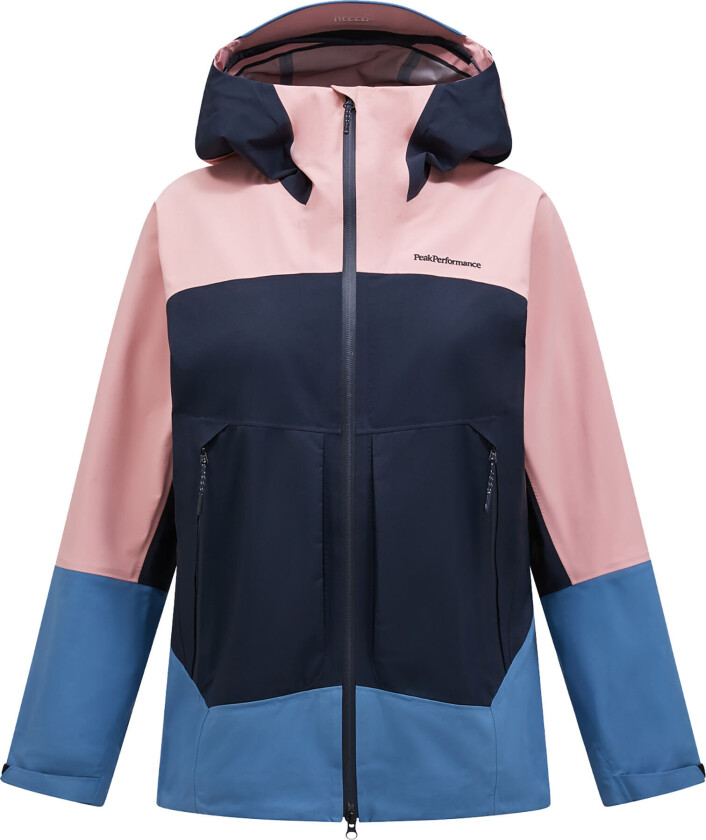Vislight Gore-Tex C-Knit 3l Shell Jacket Dame Bh Warm Blush/Shallow/Salute Blue S