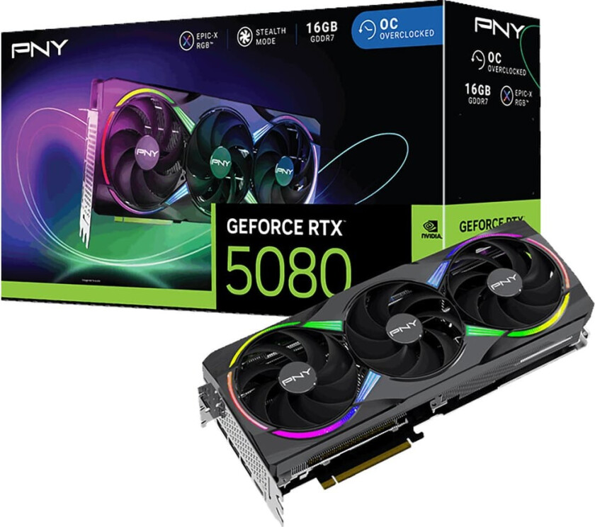 GeForce RTX 5080 16GB ARGB 3X OC grafikkort