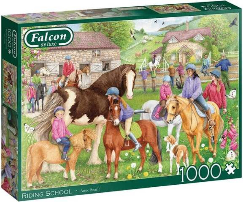 Falcon Jigsaw Puzzle - Riding School 1000pcs. Gulv