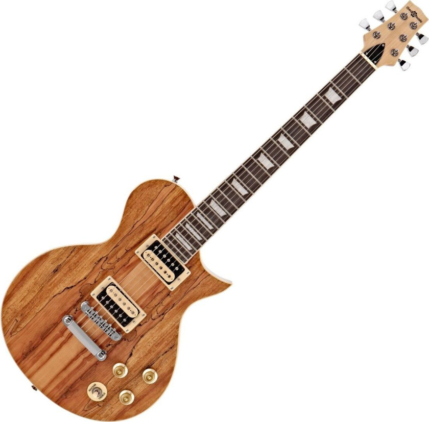 Gear4Music New Jersey Select Elektrisk Gitar fra Gear4music Spalted Maple