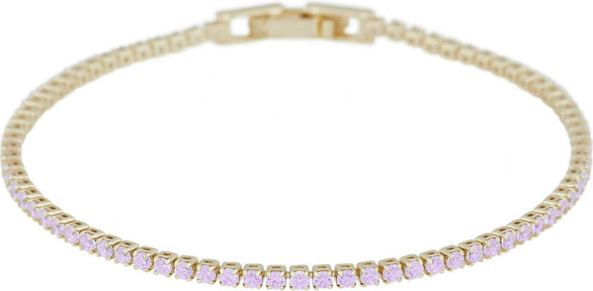 Sally Stone Bracelet Gold Light Pink Onesize