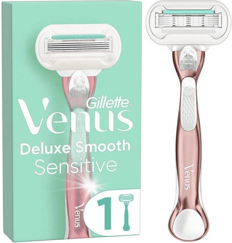 Venus Deluxe Smooth Sensitive Rose Gold Razor 1 Blade
