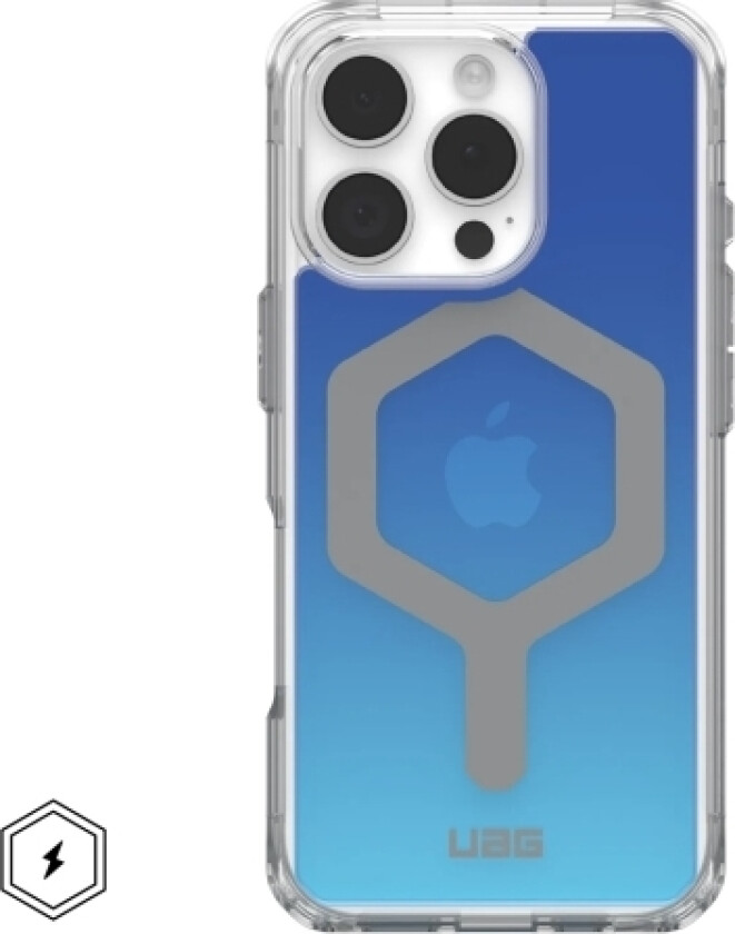 Uag Urban Armor Gear Plyo Magsafe Case | Apple Iphone 16 Pro | Blau/Transparent/Ombre | 114480115E5e (114480115E5e)