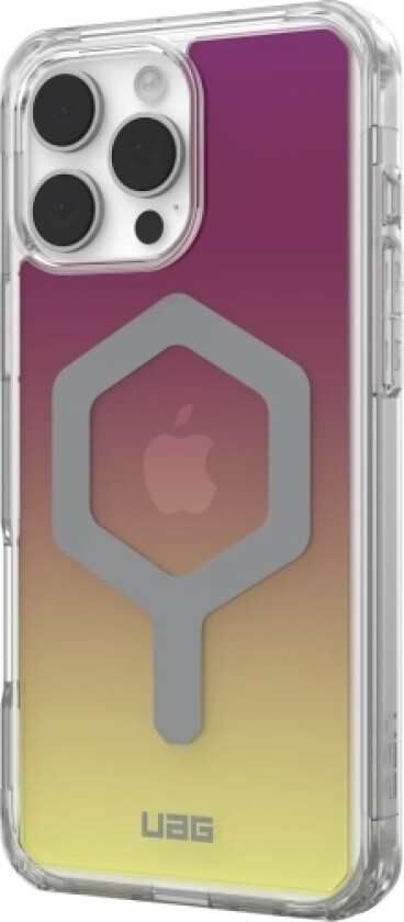 Uag Urban Armor Gear Plyo Magsafe Case | Apple Iphone 16 Pro Max | Kastanienbraun-Gelb/Transparent/Ombre | 114481114780 (114481114780)