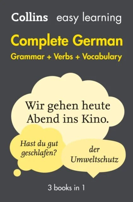 Easy Learning German Complete Grammar, Verbs and Vocabulary (3 books in 1) av Collins Dictionaries