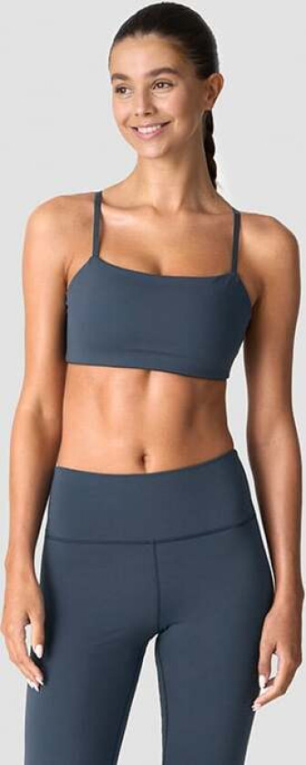 Nimble Adjustable Sports Bra, Dark Dusty Blue