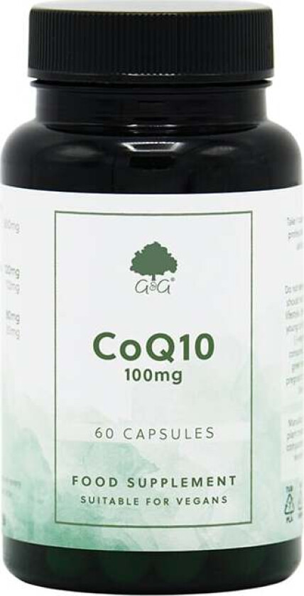 CoQ10 100 mg 60 kapsler