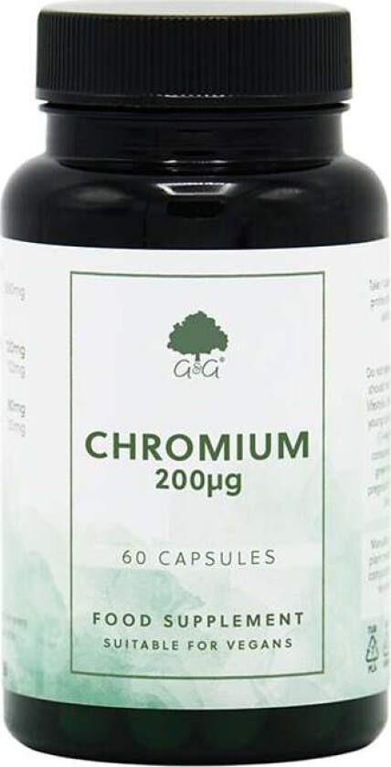 Krom 200MCG 60 kapsler