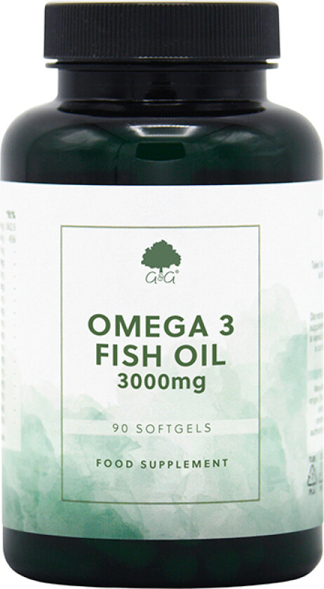 Omega-3 Fiskolje 3000MG 90 softgels