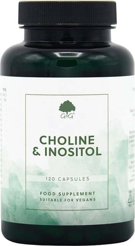Kolin 250mg & Inositol 250mg 120 kapsler