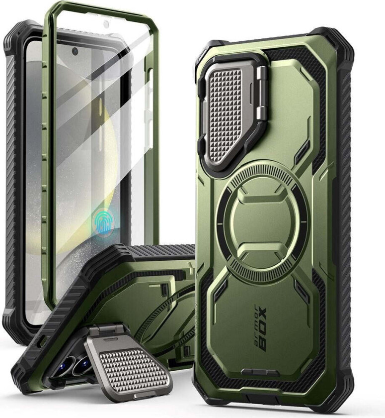 Supcase IBLSN Armorbox Samsung Galaxy S25 Deksel - MagSafe Kompatibel - Grønn