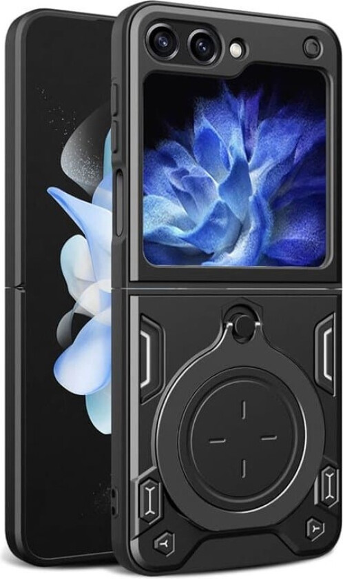 Magnetic Ring deksel Samsung Galaxy Z Flip 5 - Svart