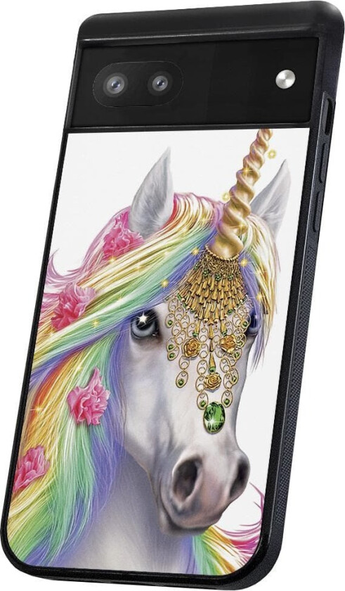 Google Pixel 6A - Deksel/Mobildeksel Unicorn/Enhjørning