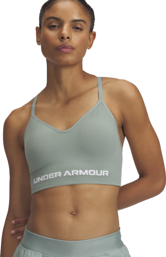 Women's UA Vanish Seamless Low Sports Bra Silica Green