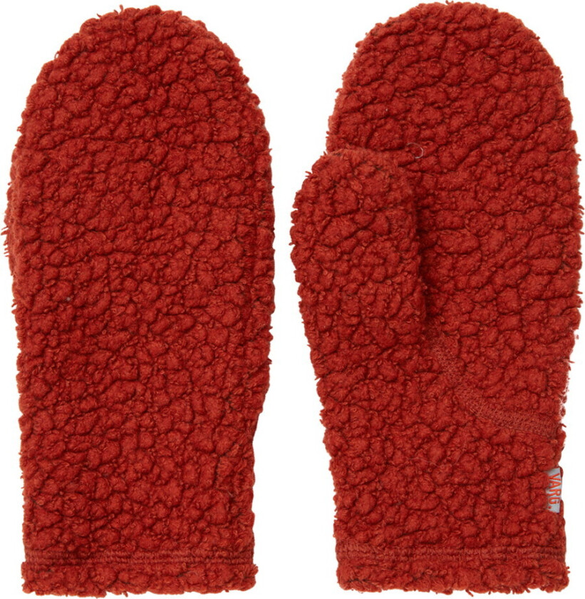Unisex ön Wool Mittens Rust Orange