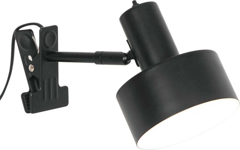 Matis klemlampe - Svart