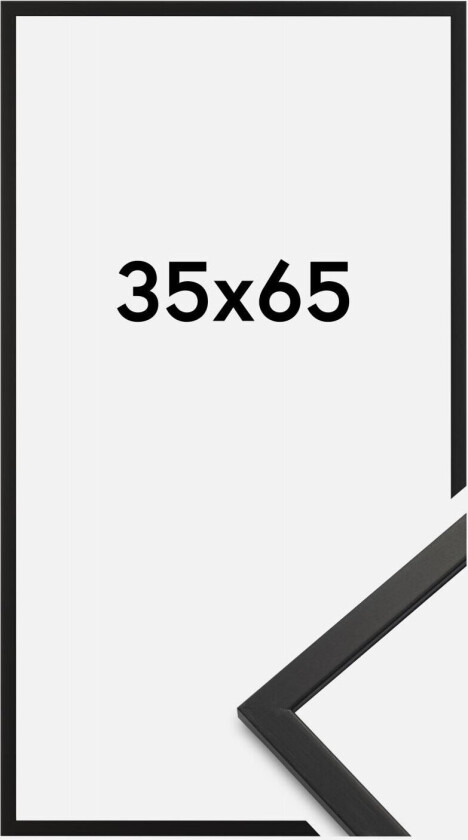 Ramme Edsbyn Akrylglass Svart 35x65 Cm
