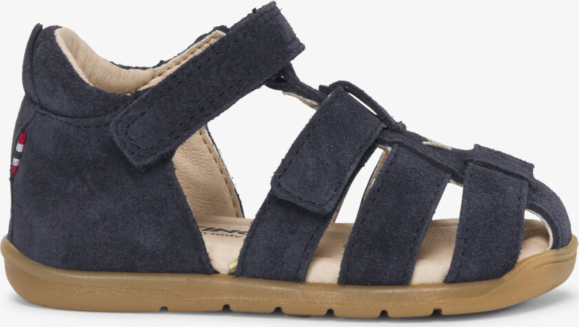 Alv Lonn Barefoot Sandal 1V Kids Blue Velcro