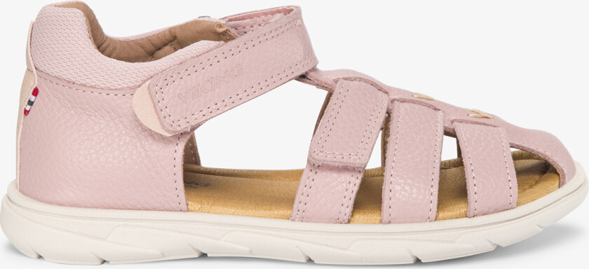 Groar Barefoot Sandal 2V Kids Pink Velcro