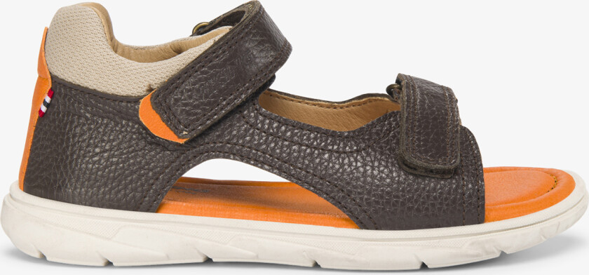 Edel Barefoot Sandal 2V Kids Brown Velcro