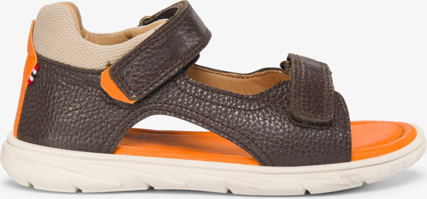 Edel Barefoot Sandal 2V Kids Brown Velcro