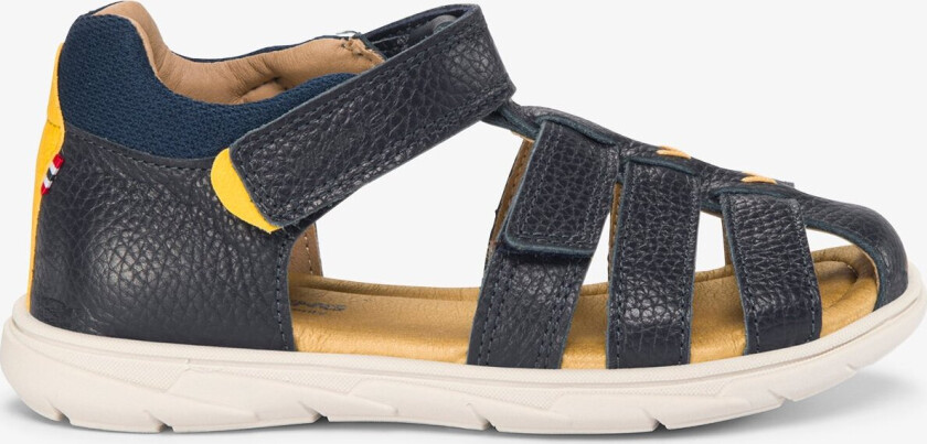 Groar Barefoot Sandal 2V Kids Blue Velcro