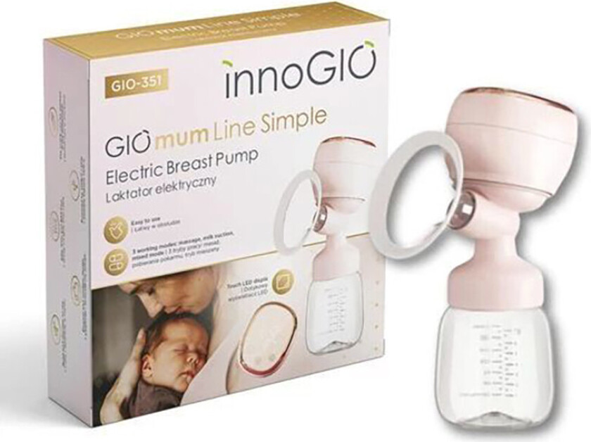 GIOmum elektrisk brystpumpe - USB-C