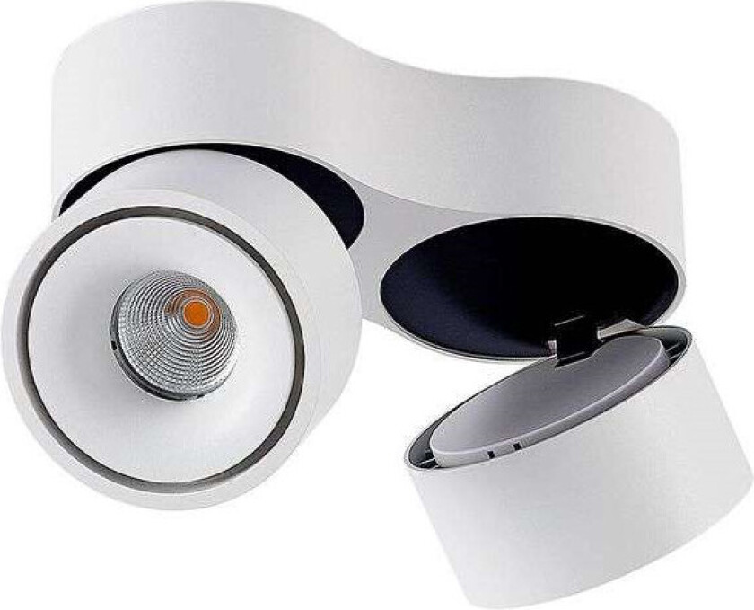 Rotari LED-takspot, 2 lyskilder, 2x8,9W